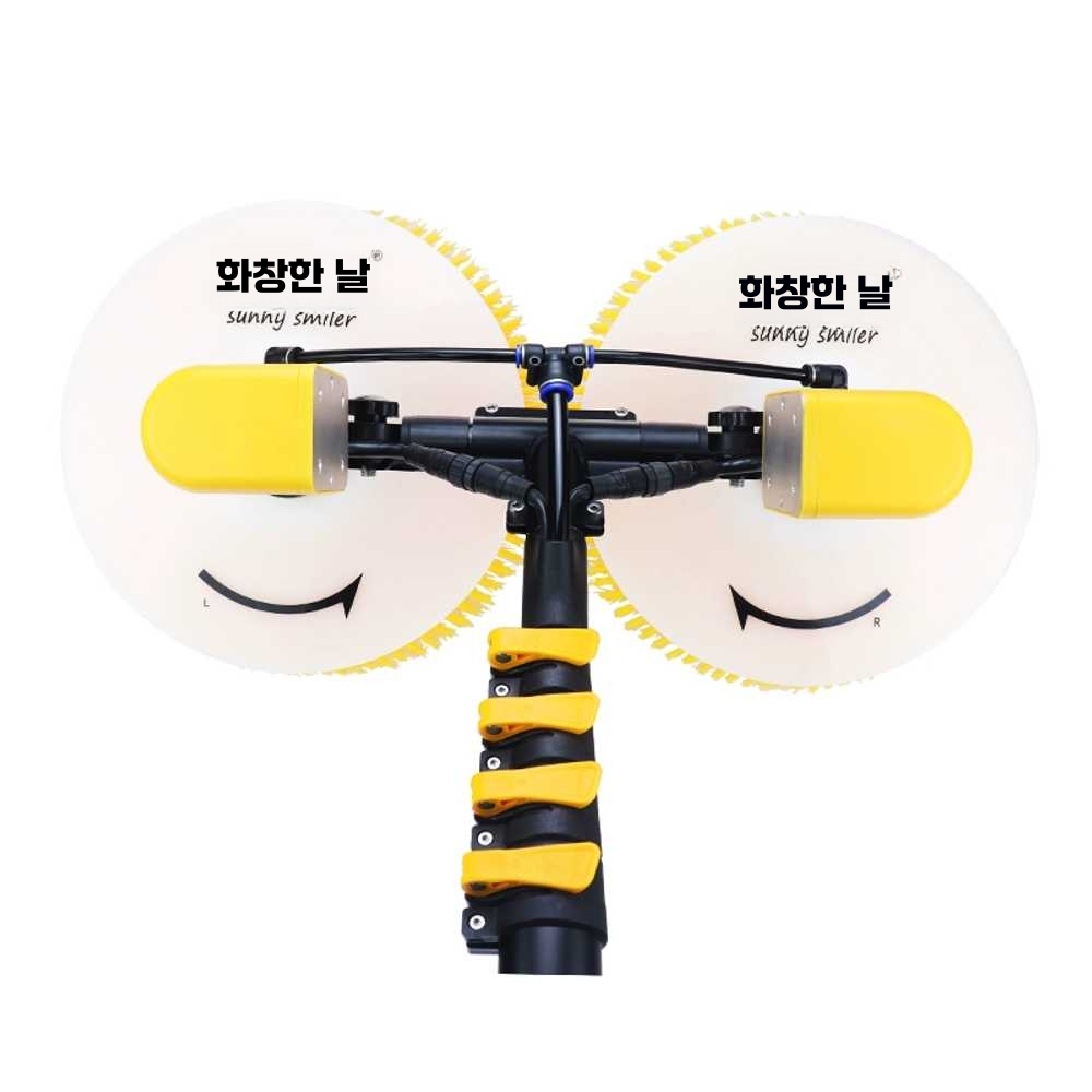 태양열 패널 브러쉬 솔라 닦이 간판 막대 전동 먼지 3.5m 브러시 모터 버전 - 상세 이미지 5