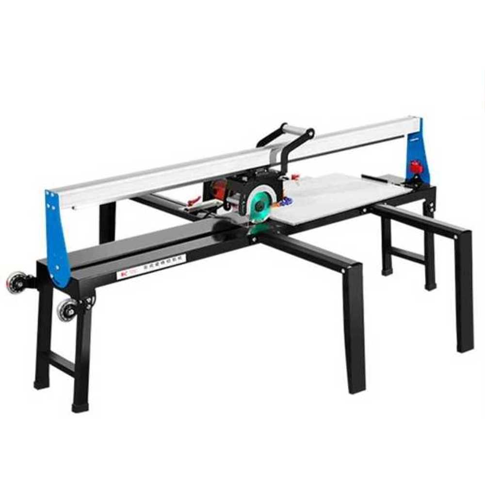 타일 면취기 대리석 앵글 그라인더 45도 연삭 테이블 반자동 절단기 800mm(85cm절단가능) - 상품 이미지