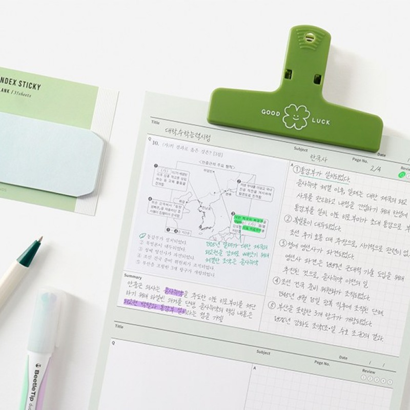스터디 노트패드 오답 패드 떡메 노트 공부 뜯어쓰는 공부 요약 수학 물리 - 상품 이미지