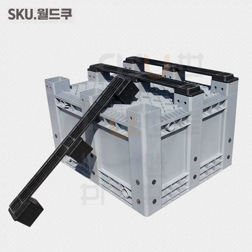 폐기물 박스 헌옷 수거함 재활용 덤프 트럭 공장 처리 A블루박스 - 상세 이미지 5
