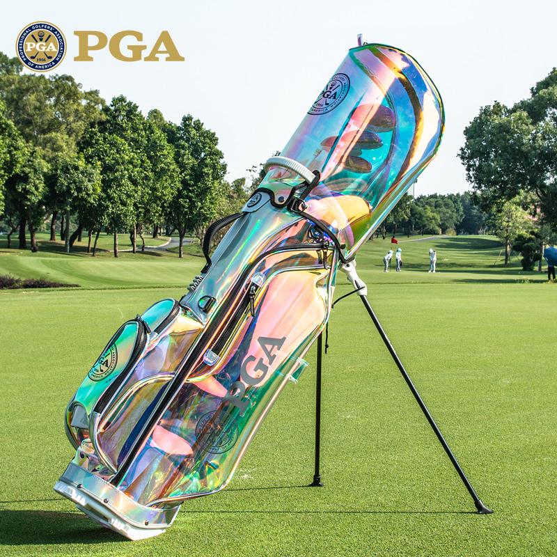 PGA 정품 스탠드 홀로그램 여성 캐디백 경량 골프백 가벼운 투명 캐디백 골프가방 - 상세 이미지 3