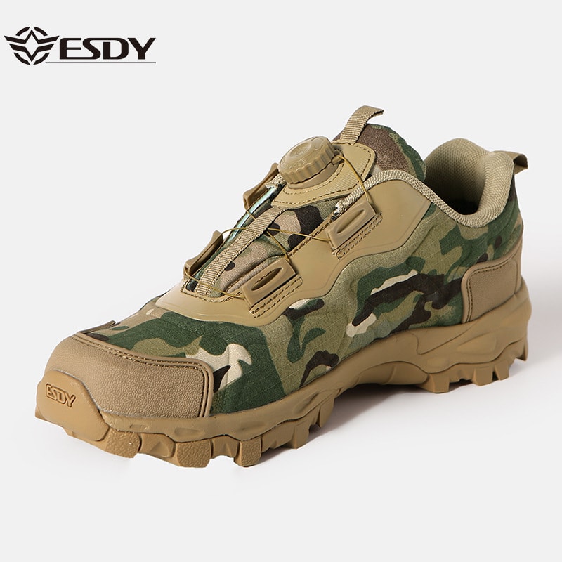 ESDY 남성 아웃도어 트레킹화 비브람 밑창 경량 로우컷 등산화 CC, 255 - 상품 이미지