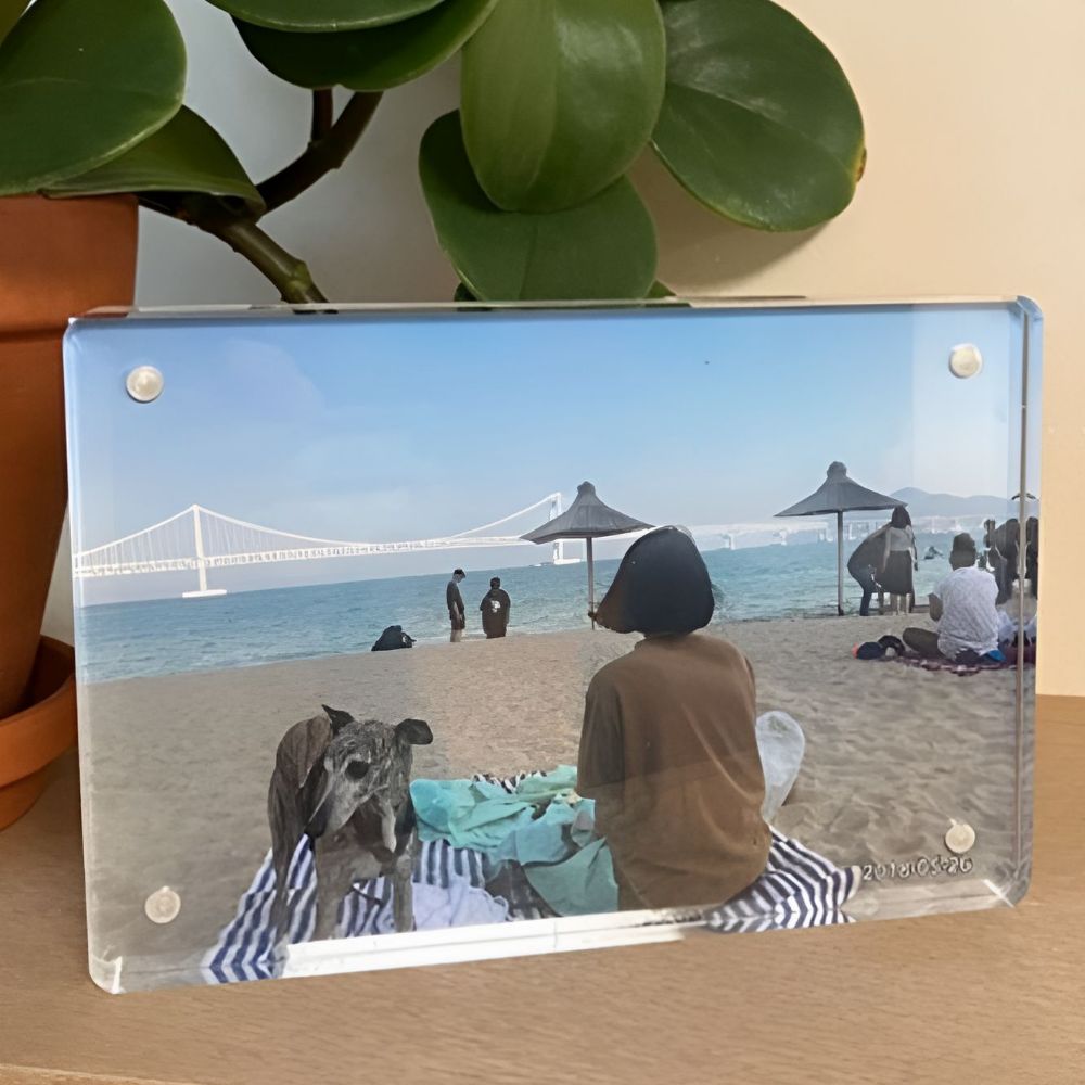 아크릴자석액자 미니아크릴액자 폴라로이드 소형 9x6cm 이미지 6