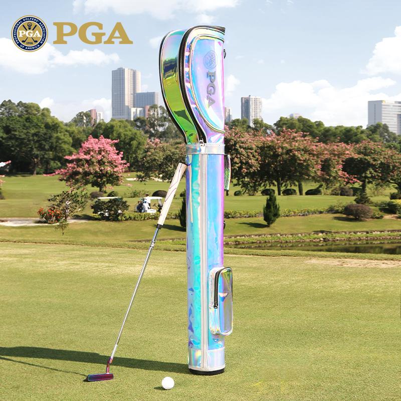 PGA 정품 경량 하프백 가벼운 하프 캐디백 골프채 가방 남성 여성 연습장 연습용 스크린 골프백 7개 수납 - 상세 이미지 3