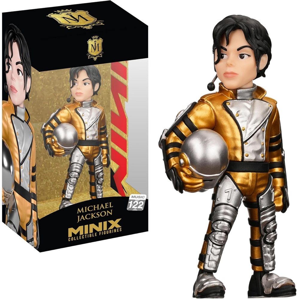 미닉스 MINIX 마이클잭슨 피규어 12cm 수집용 미니어처 음악가 인형 - 상품 이미지