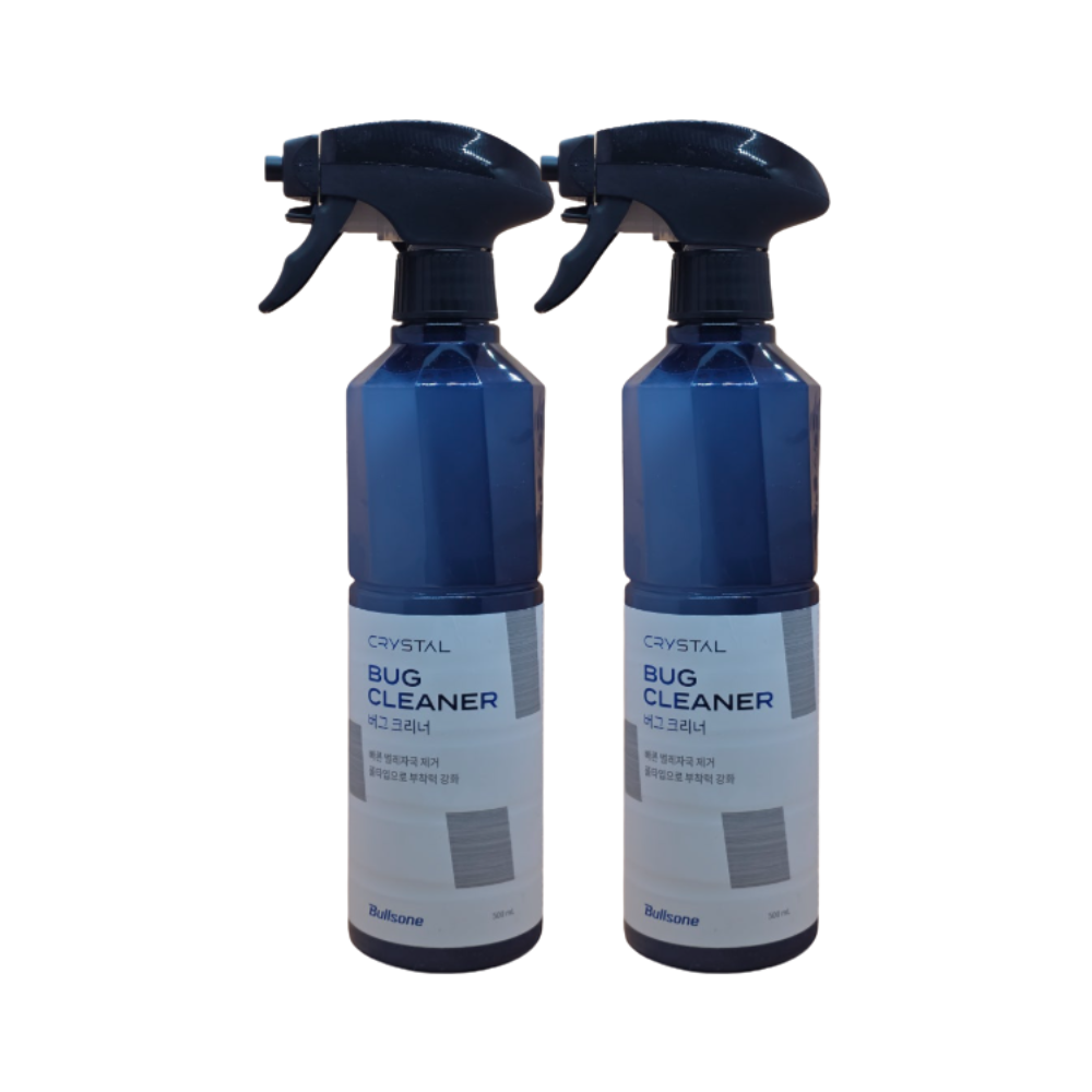 불스원 뉴 크리스탈 버그크리너 500ml x2개 벌레자국제거 세차용품 - 상품 이미지