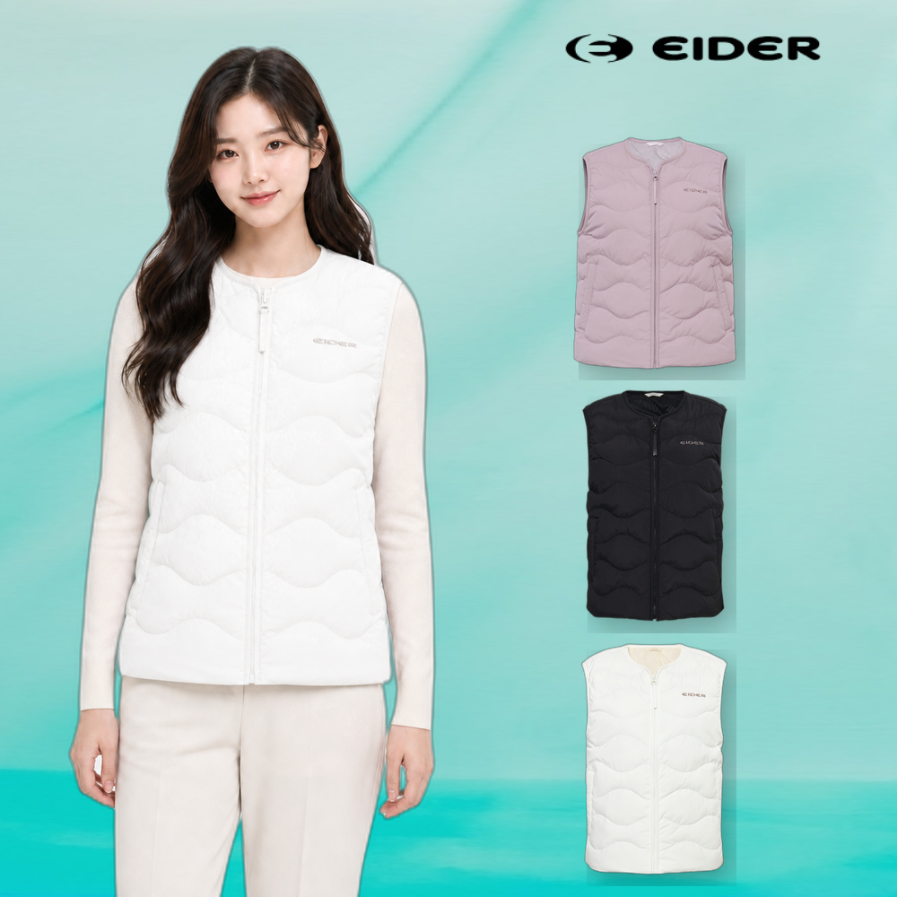 아이더 써모락 여성 슬림 다운 패딩조끼 - 상품 이미지