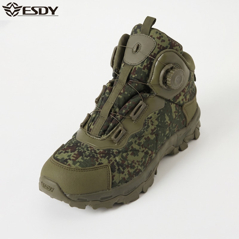 ESDY 남성 아웃도어 트레킹화 비브람 밑창 경량 로우컷 등산화 661-러시안 카모, 270 - 상품 이미지