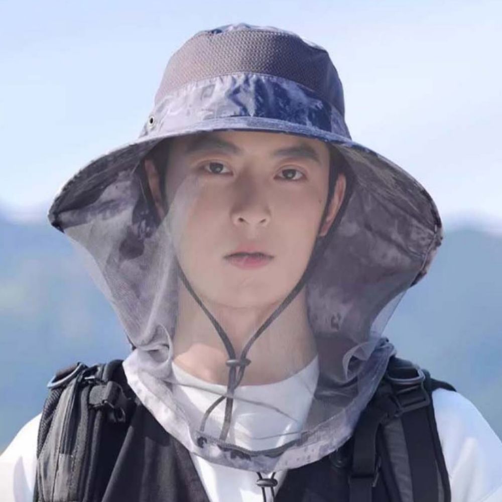 벌모자 벌레퇴치모자 모기망 양봉 퇴치 날파리방지 예초 - 상세 이미지 2