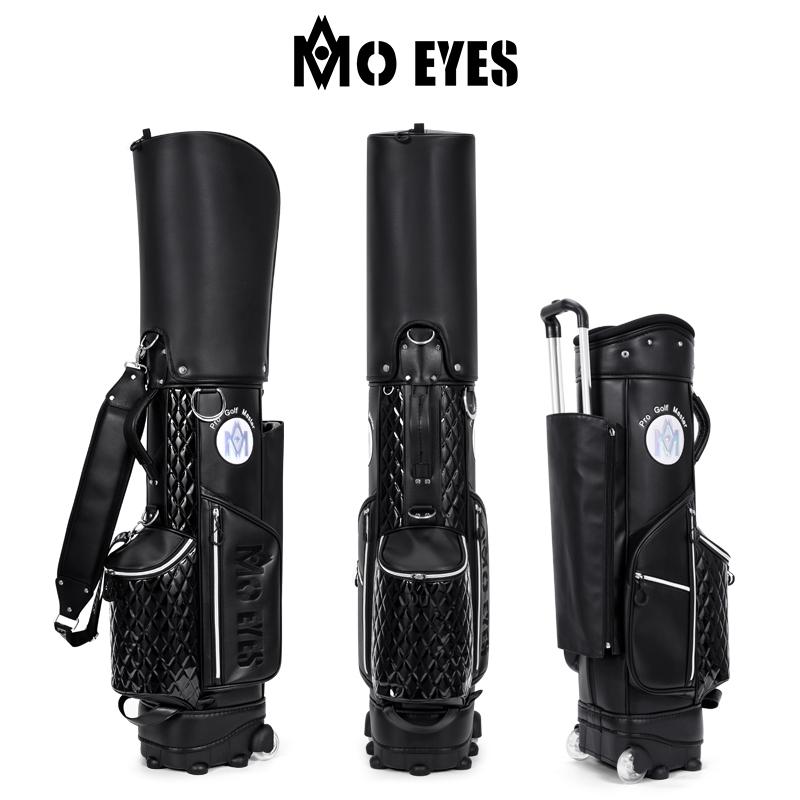 MOEYES 정품 바퀴달린 캐리어 초경량 여성 캐디백 경량 골프백 방수 가죽 가벼운 골프 가방 - 상품 이미지