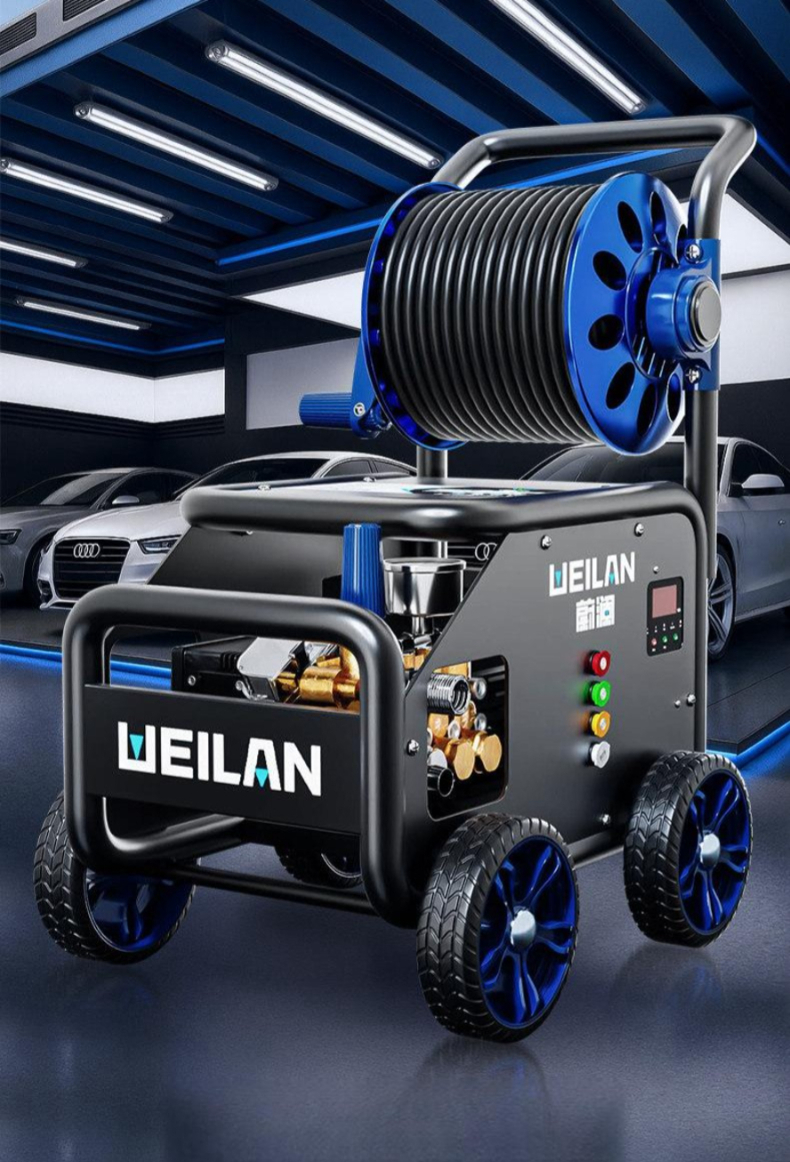 전기고압살수기 고압세척기 고압살수기 살수기 이동식 고압 슈퍼4단모터 3.0kW 220v 10m - 상품 이미지