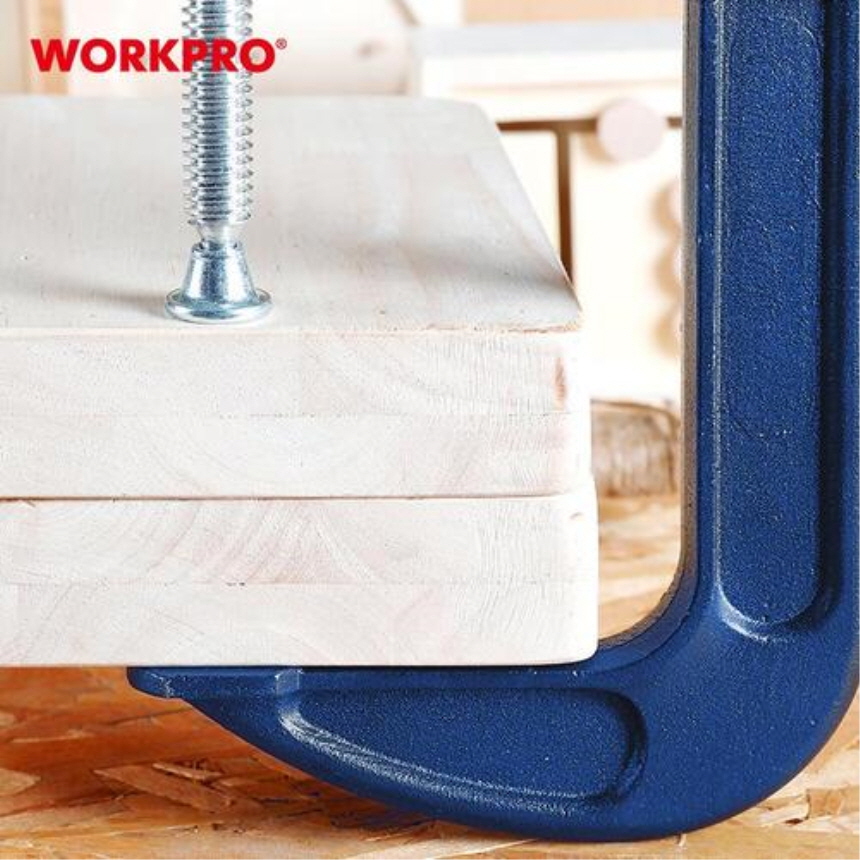 워크프로 만력기 퀵타입 C형 클램프 고정 바이스 WP232022 75mm(3인치) - 상세 이미지 3