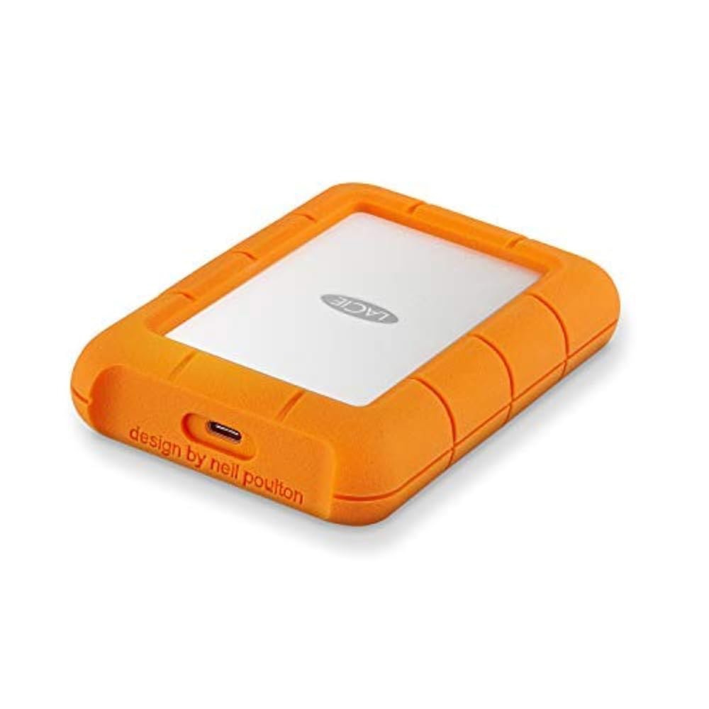 LaCie Rugged USB-C, 5TB, 휴대용 외장 하드 드라이브, 낙하, 충격, 먼지, 방수, Mac 및 PC용(STFR5000800) 5 TB - 상세 이미지 3