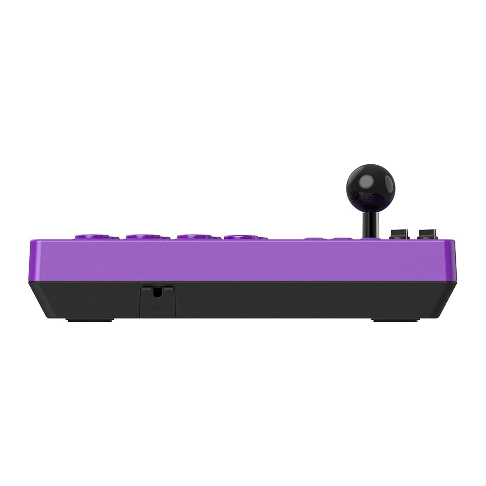 스위치/스위치 2 및 윈도우 PC용 8Bitdo 아케이드 스틱, 무선 블루투스, 2.4G 어댑터 유선 USB-C 격투 다이내믹 버튼 레이아웃, 매크로 버튼, 터보 기능 - 퍼플 - 상세 이미지 3