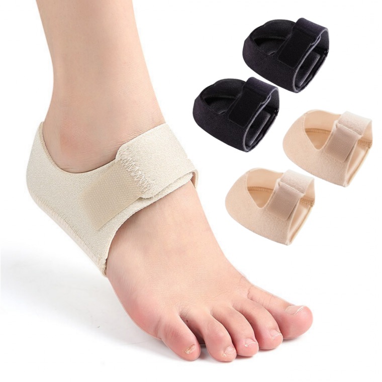 발꿈치젤쿠션 시트 발바닥근막통증 보조기 실리콘 힐프로텍터 양말속착용가능 커버 - 상품 이미지