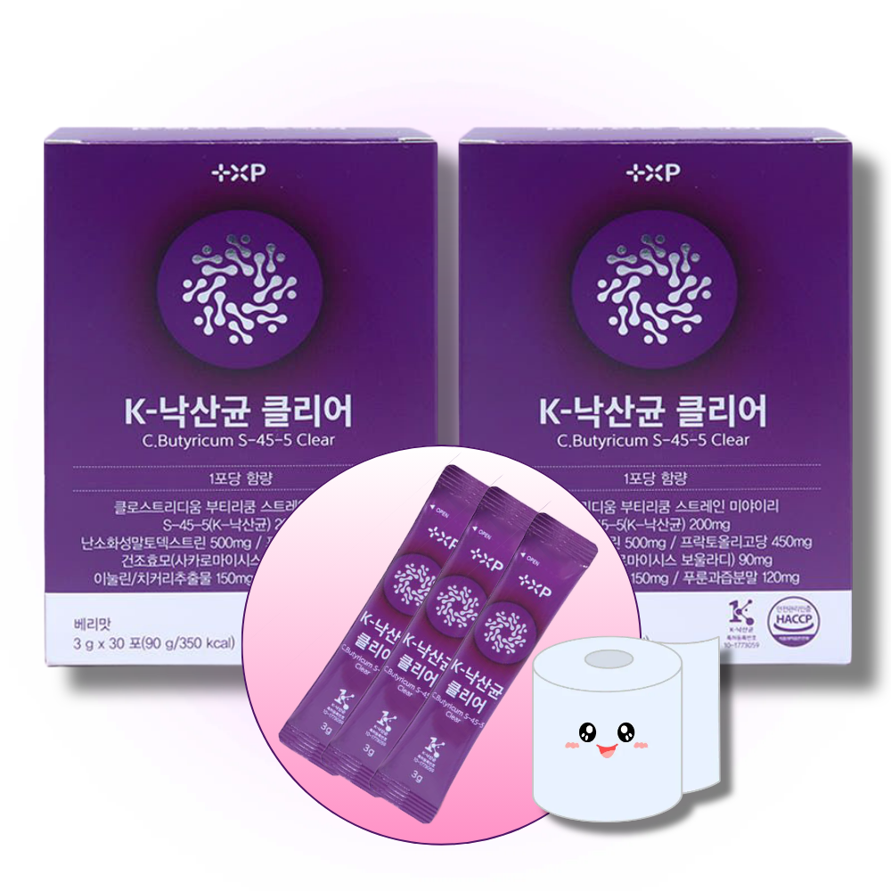 K-낙산균 클리어 식이섬유 프로바이오틱스 30포, 2개 - 상품 이미지