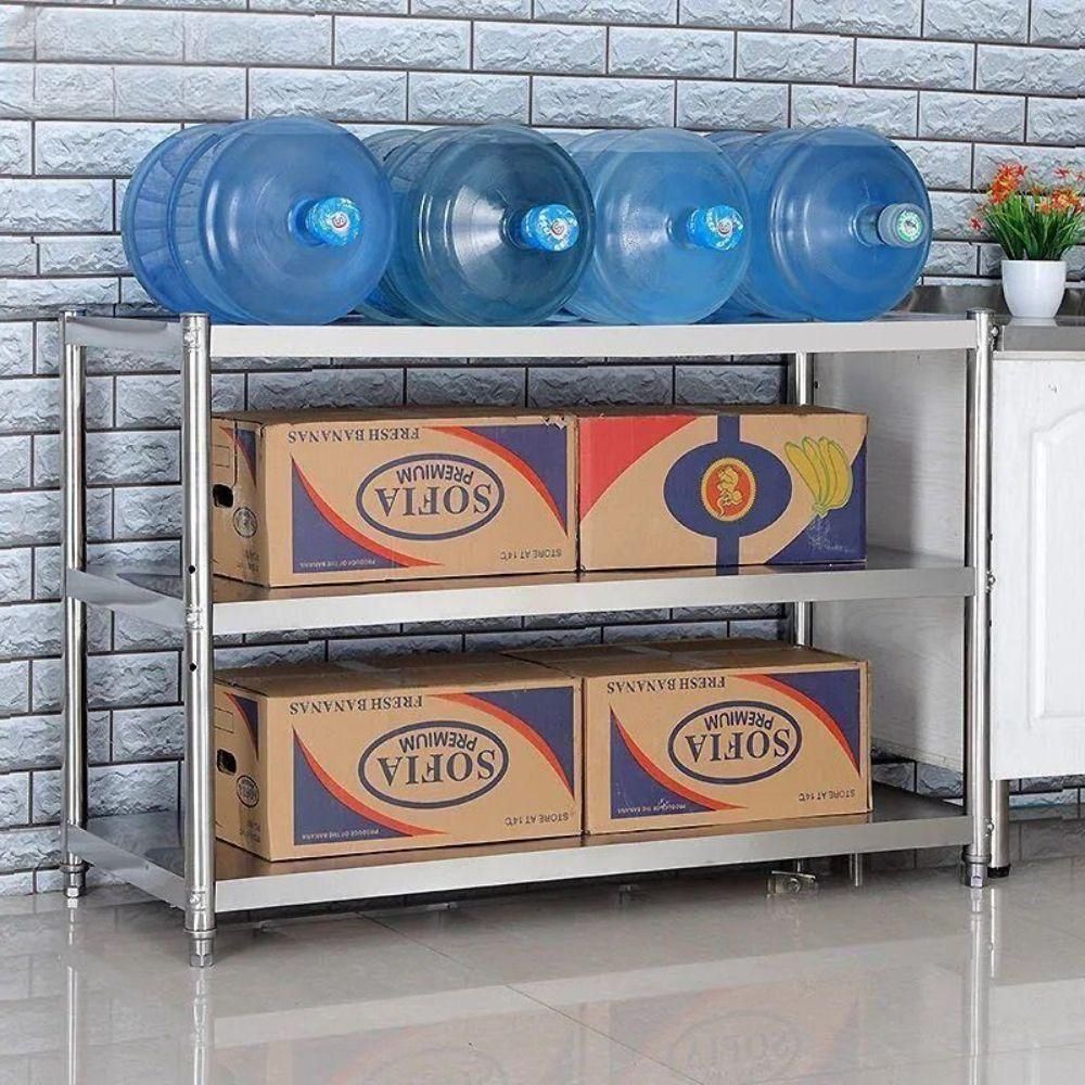 스텐 작업대 스테인리스 조리대 주방 선반 테이블 업소용 120x40x80cm - 상품 이미지