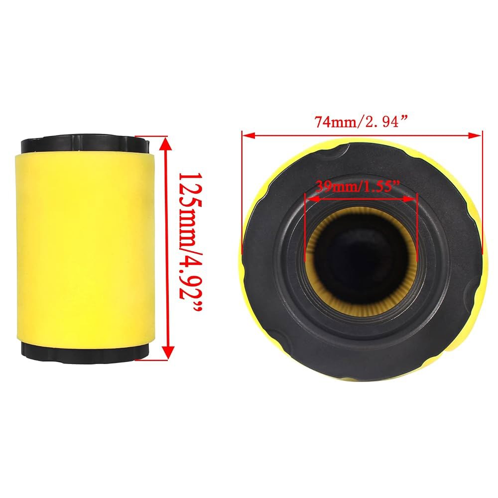 Husqvarna용 YTH22V46 Z254F 튠업 키트, YTH24V48 Z254 Z246 YTA18542 잔디깎이 | 공기 필터, 오일 필터 키트 (Husqvarna YTH23 - 상세 이미지 2