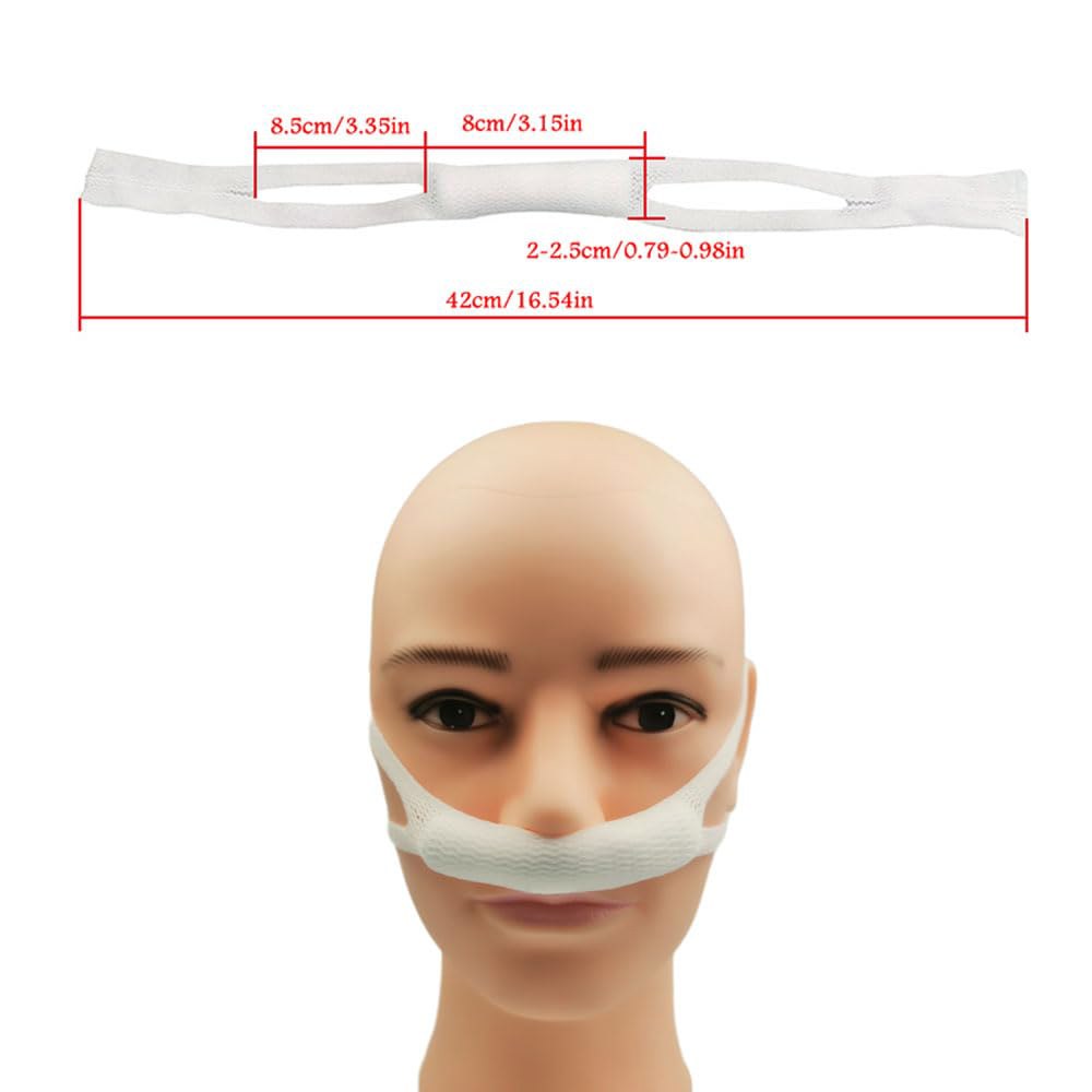 비강확장기 DeaHea 2팩 코 붕대 드레싱 홀더, 탄력 붕대, 신축성 외부 메쉬 패드, 스트랩, 슬링, 드립 흡수 베개 회복용 - 상세 이미지 2