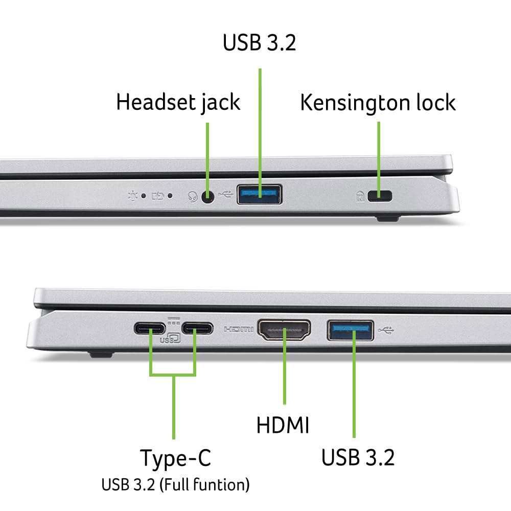 Acer Aspire Go 15 AI 지원 노트북 15.6인치 FHD IPS 디스플레이 AMD Ryzen 3 7320U Radeon 610M 그래픽 8GB LPDDR5 128GB 상품 이미지