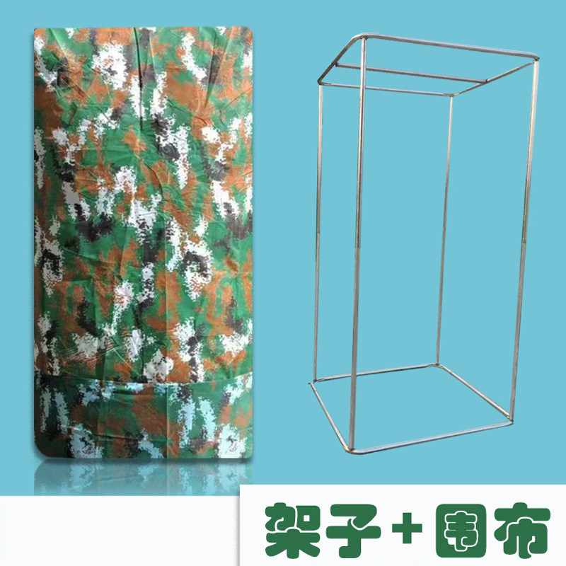 이동식샤워부스 이동식 간이 샤워실 펜션 캠핑장 가림막 돌고래 1x1x2m - 상세 이미지 4