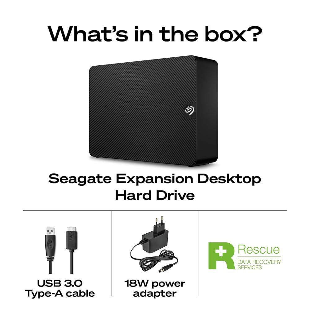 Seagate Expansion 8TB 데스크탑 외장하드 USB 3.0 대용량 백업용 Expansion Desktop HDD 6TB - 상세 이미지 2