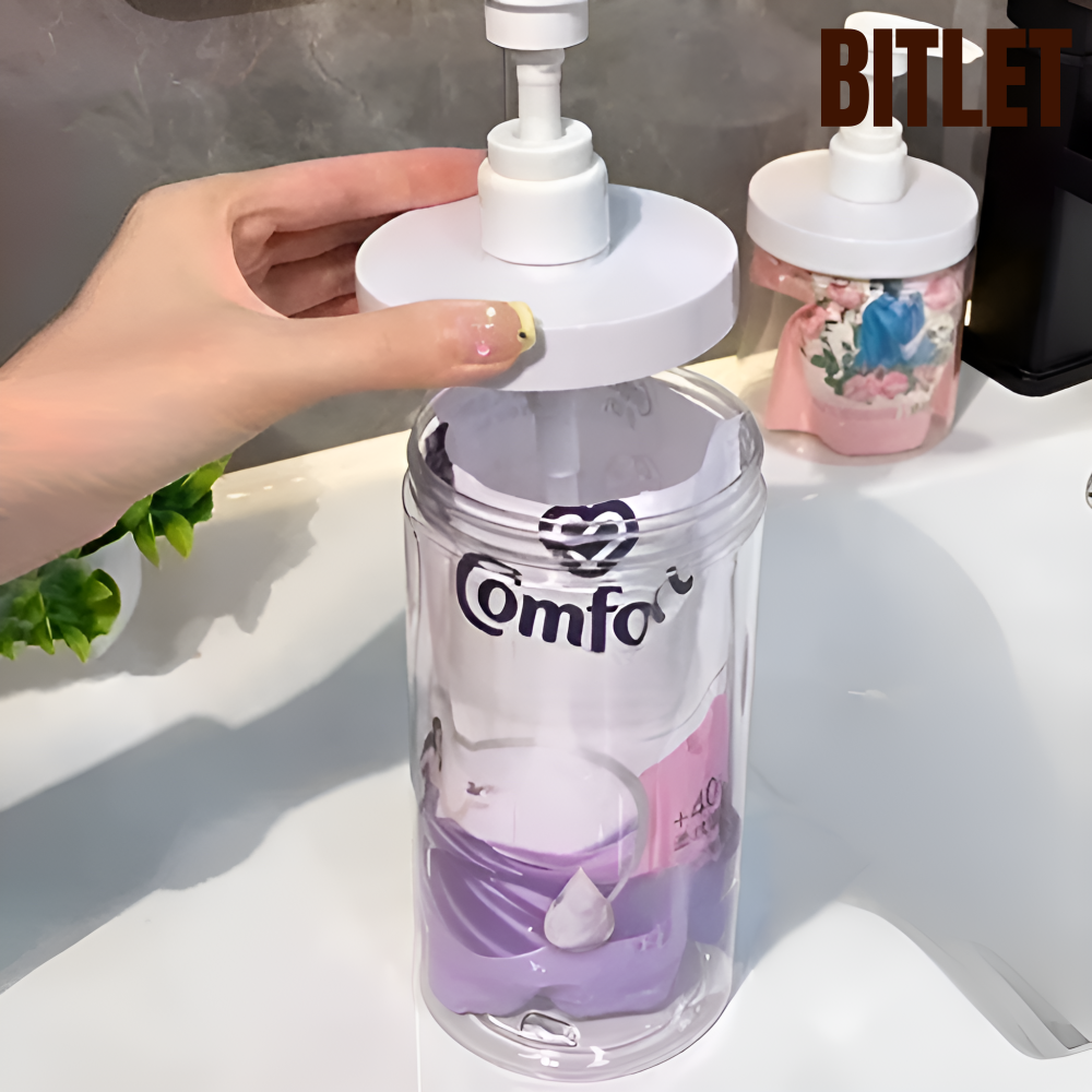 비뜰렛 헤어팩 디스펜서 펌프 공병 리필 용기 500ml 1000ml - 상세 이미지 3