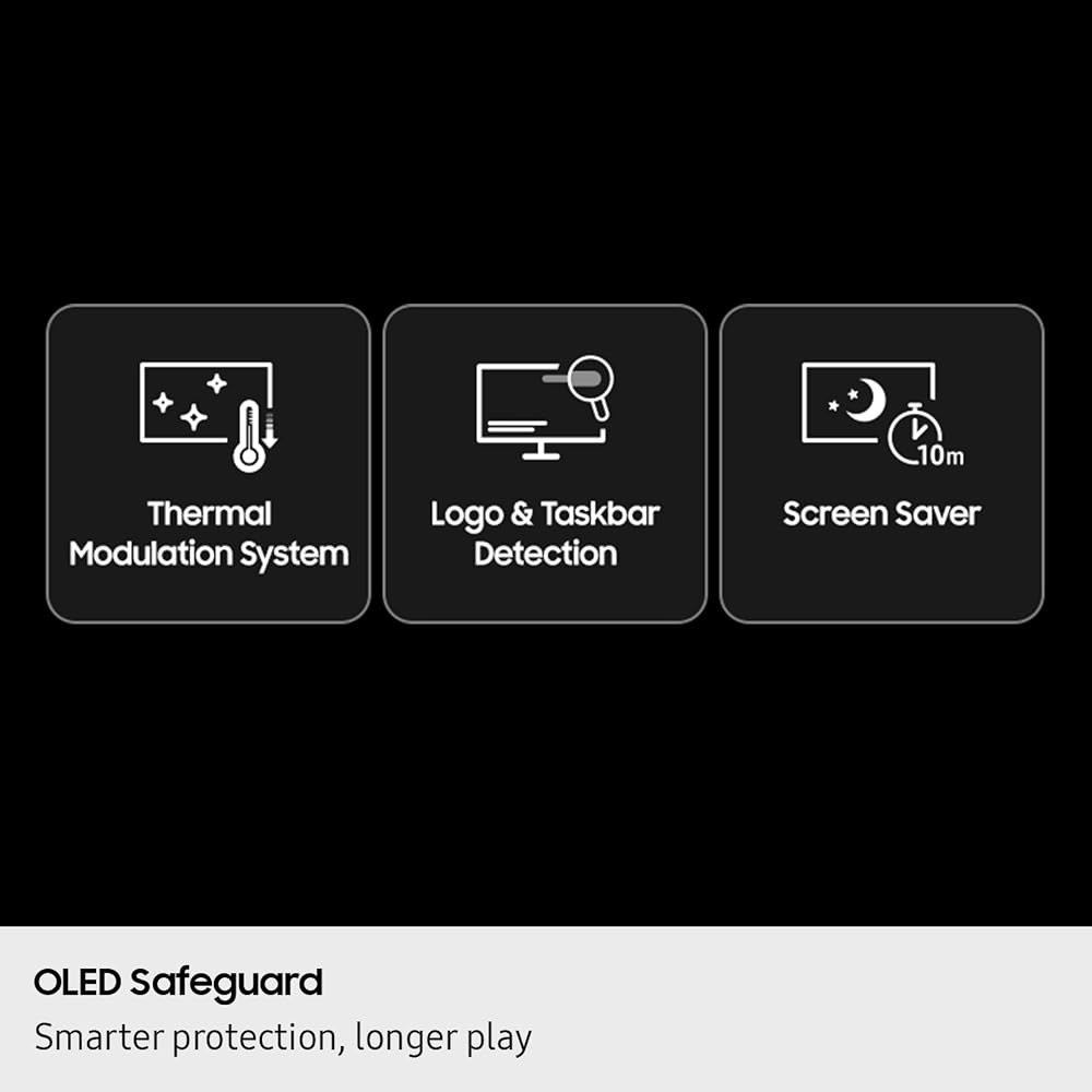 삼성 27인치 오디세이 OLED G6 (G61SH) QD-OLED, QHD (1440P) 게이밍 모니터 240Hz, 0.03ms, 글레어 프리, 팬톤 검증, HDR10, 높이 조절 - 상세 이미지 2