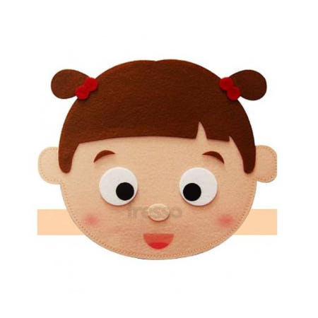 프레소 여자아이 가족머리띠 연극소품 발표회소품 캐릭터머리띠 유아역할놀이