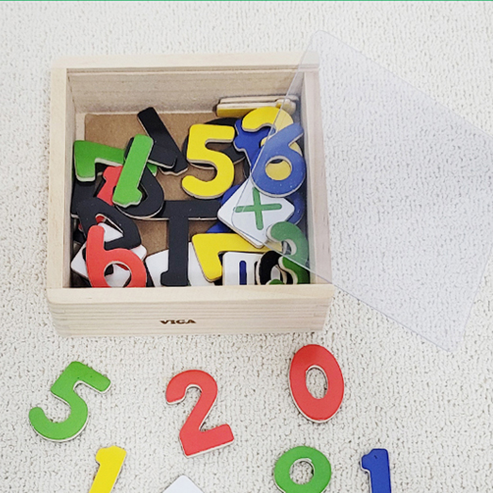 사칙연산학습유치원수학숫자자석 원목보관함초등저학년원목숫자자석 소근육발달홈스쿨링 37P 37피스 - 상세 이미지 5