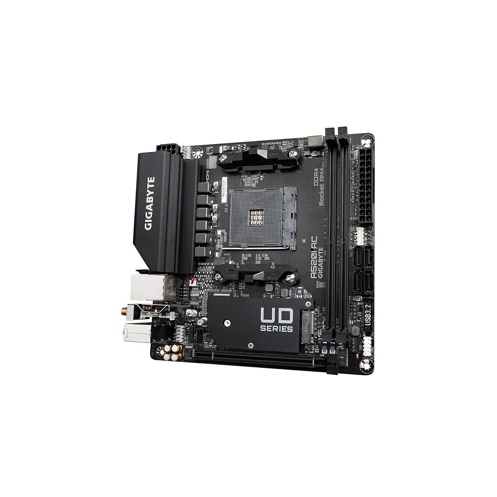 기가바이트 A520I AC(AMD Ryzen AM4/미니 ITX/다이렉트 6단계 디지털 PWM, 55A DrMOS/게이밍 GbE LAN/인텔 WiFi+블루투스/NVMe PCIe - 상세 이미지 3