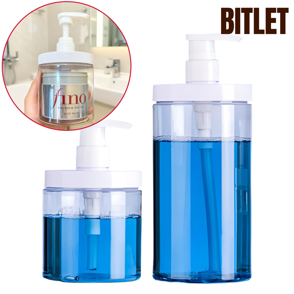 비뜰렛 헤어팩 디스펜서 펌프 공병 리필 용기 500ml 1000ml - 상품 이미지