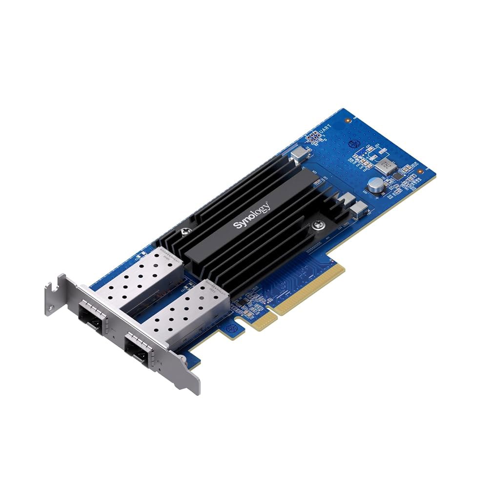 Synology 2포트 25GbE SFP28 PCIe 네트워크 어댑터(E25G30-F2) E10G30-T2 - 상품 이미지