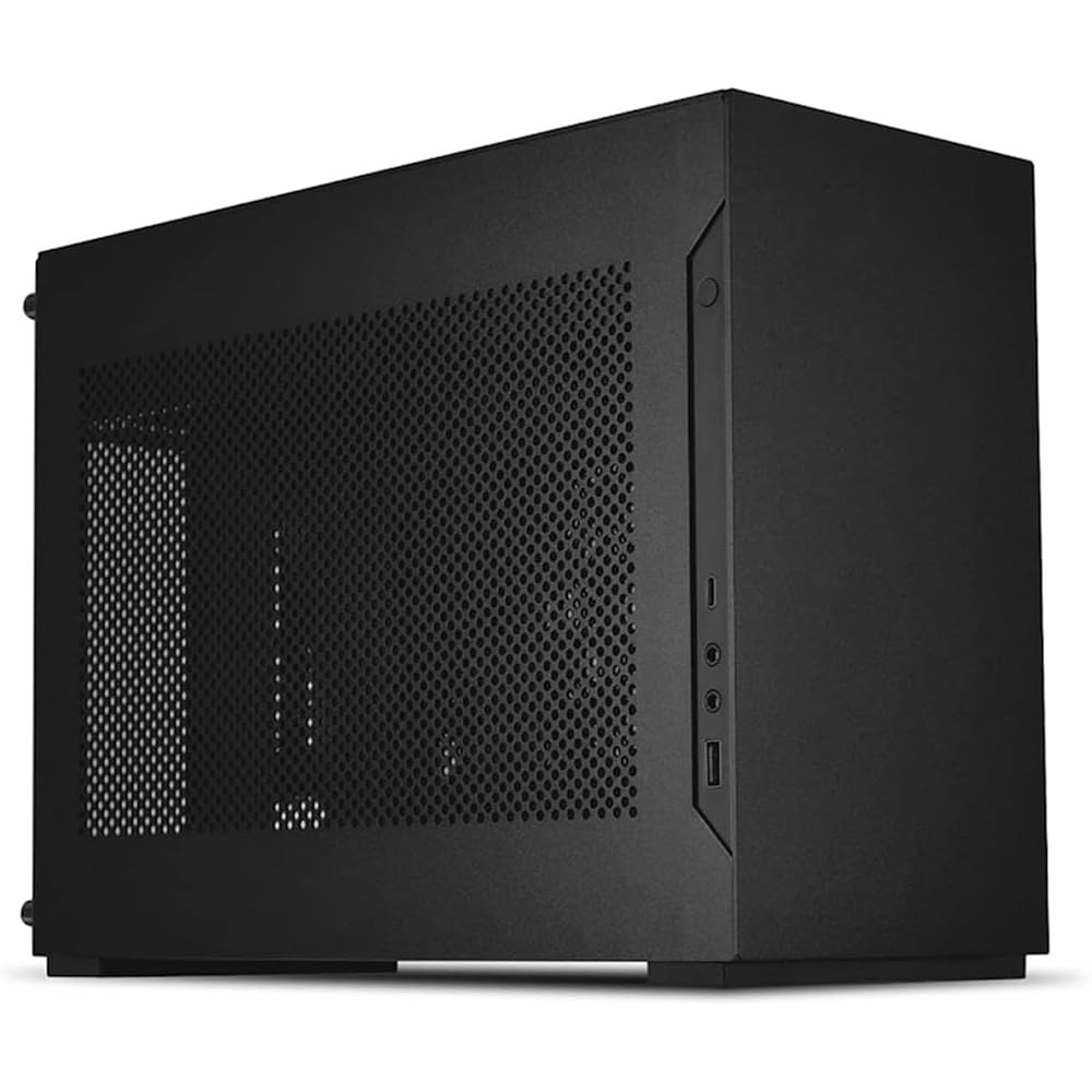 리안 리 A4-H2O 미니 ITX PC 케이스, 트리플 슬롯 마운트 GPU, 알루미늄 외장 및 SPCC 스틸 인테리어, 240mm AIO, SFX 샌드위치 레이아웃, PCIe 4. - 상품 이미지