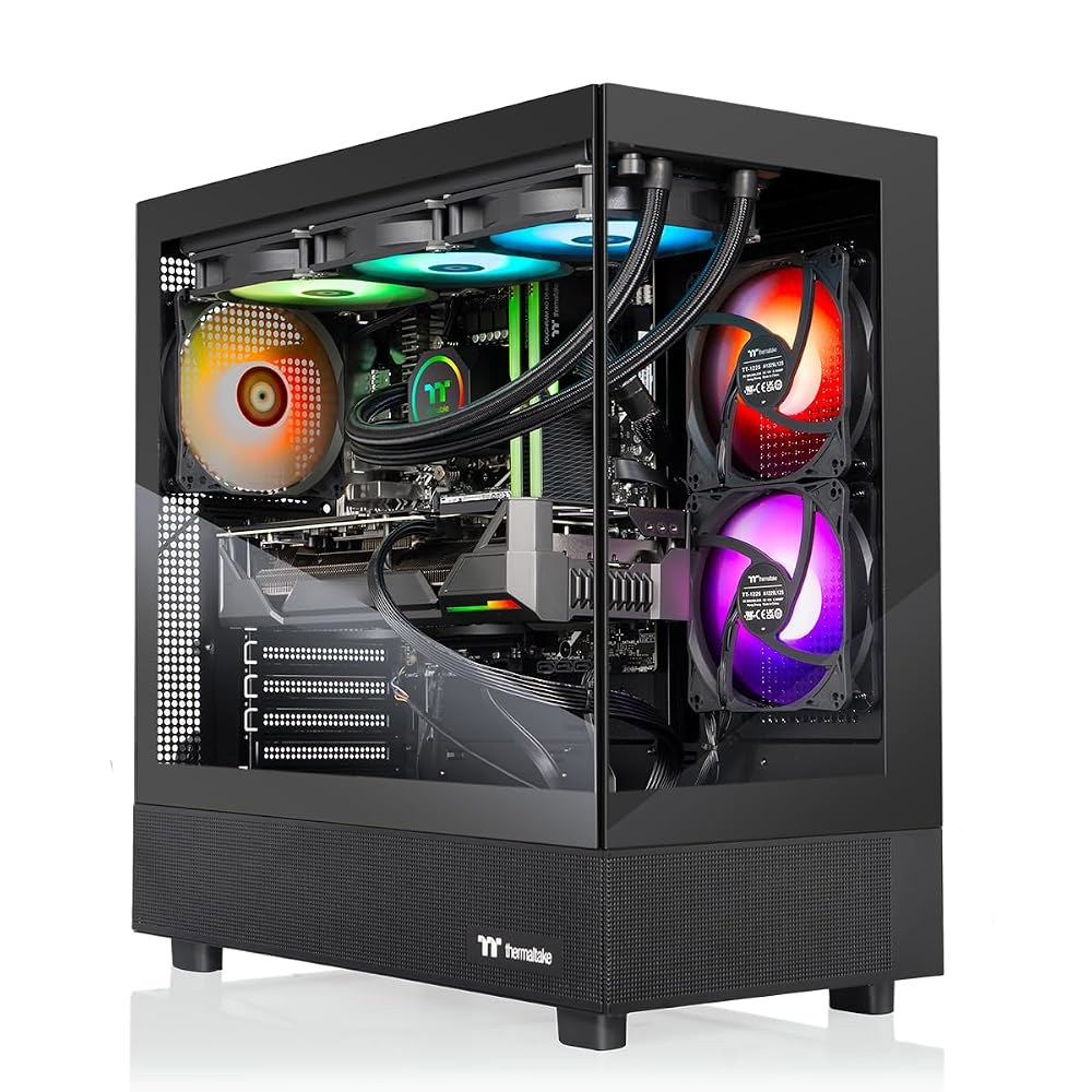 Thermaltake LCGS View 987X-270 게이밍 데스크톱(AMD Ryzen 7 9800X3D, 32GB 6400MT/s DDR5 RGB 메모리, AMD Radeon - 상품 이미지