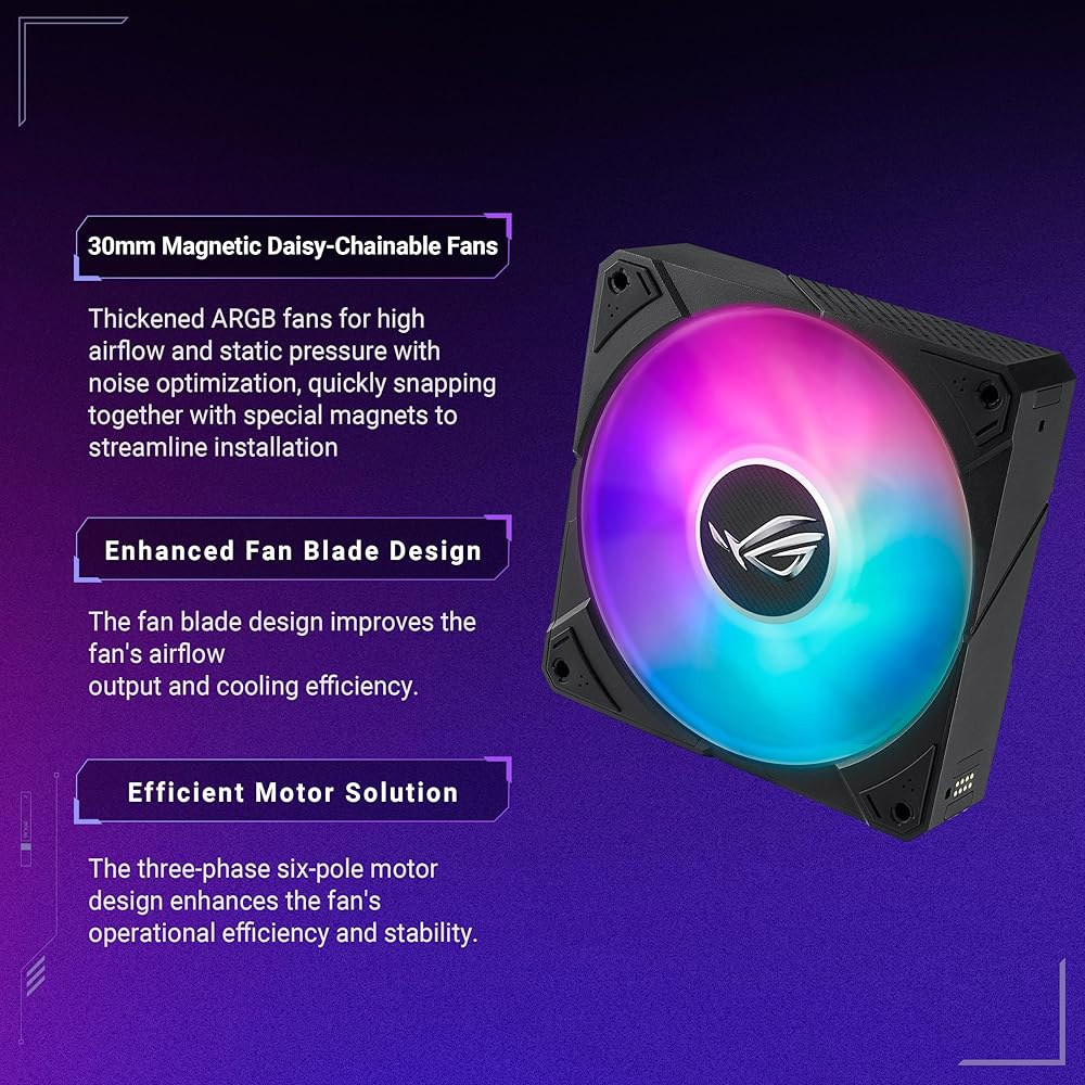 ASUS ROG RYUJIN III 360 ARGB 익스트림 올인원 AIO CPU 액체 쿨러, AMD Ryzen 9000 및 인텔 코어 울트라 레디, Asetek Gen8 V2 - 상세 이미지 3