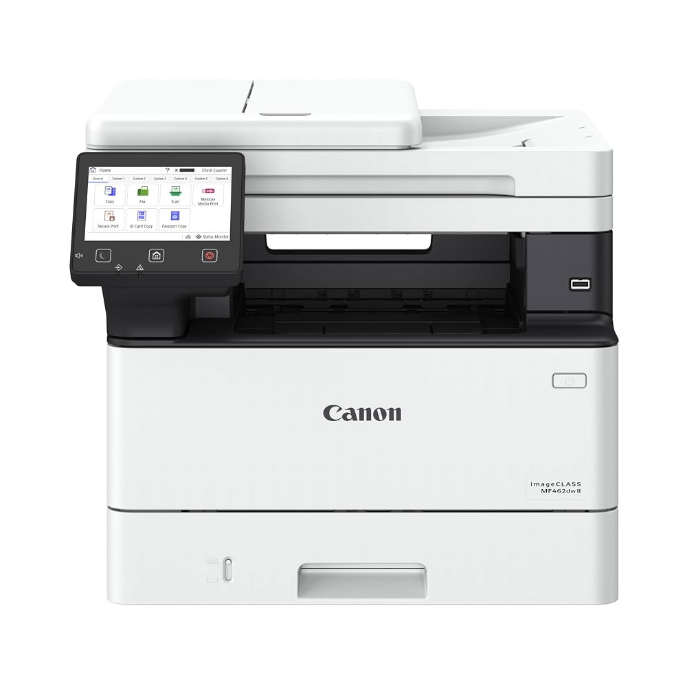 Canon imageCLASS MF462dw II - 인쇄, 복사, 스캔, 팩스, 확장 가능한 용지 용량, 37 PPM의 흑백 무선 듀플렉스 레이저 프린터 New Model - 상품 이미지