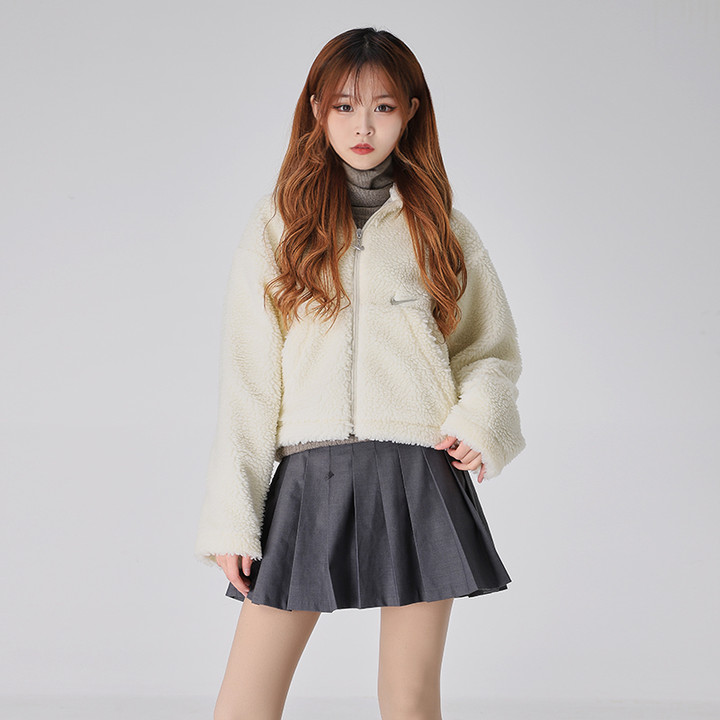 나이키 스우시 뽀글이 후리스 셰르파 양