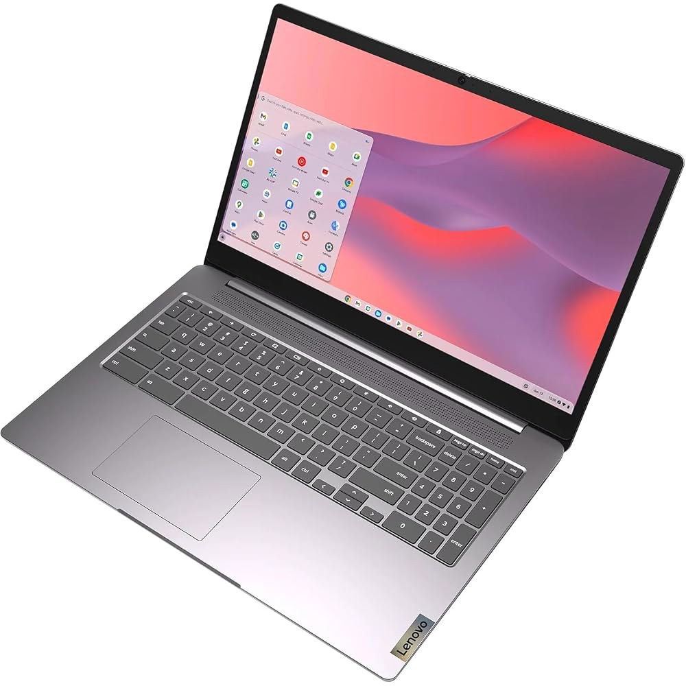레노버 아이디어패드 3i 크롬북 15.6인치 FHD 노트북, 인텔 셀러론 N4500, 4GB 메모리, 64GB eMMC, UHD 그래픽, 크롬 OS, 아틱 그레이 상품 이미지