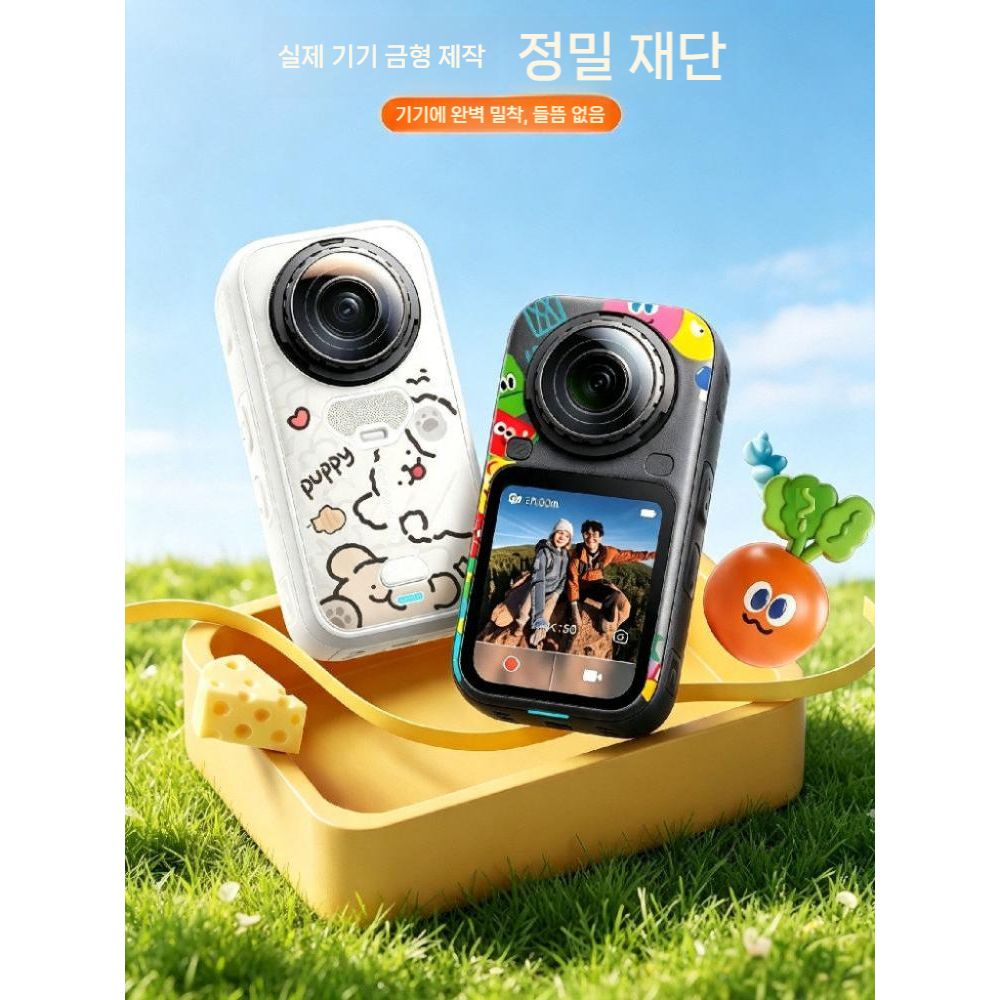 인스타360X6 바디 꾸미기 필름 스티커 파노라마 액션 카메라 보호 3M 커버 - 상세 이미지 3
