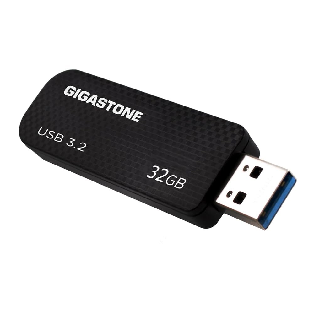기가스톤 Z30 32GB USB3.0 플래시 드라이브, 캡리스 리트랙터블 디자인 펜 카본 파이버 스타일, 신뢰할 수 있는 성능 및 내구성 1 32GB USB3.0 - 상품 이미지