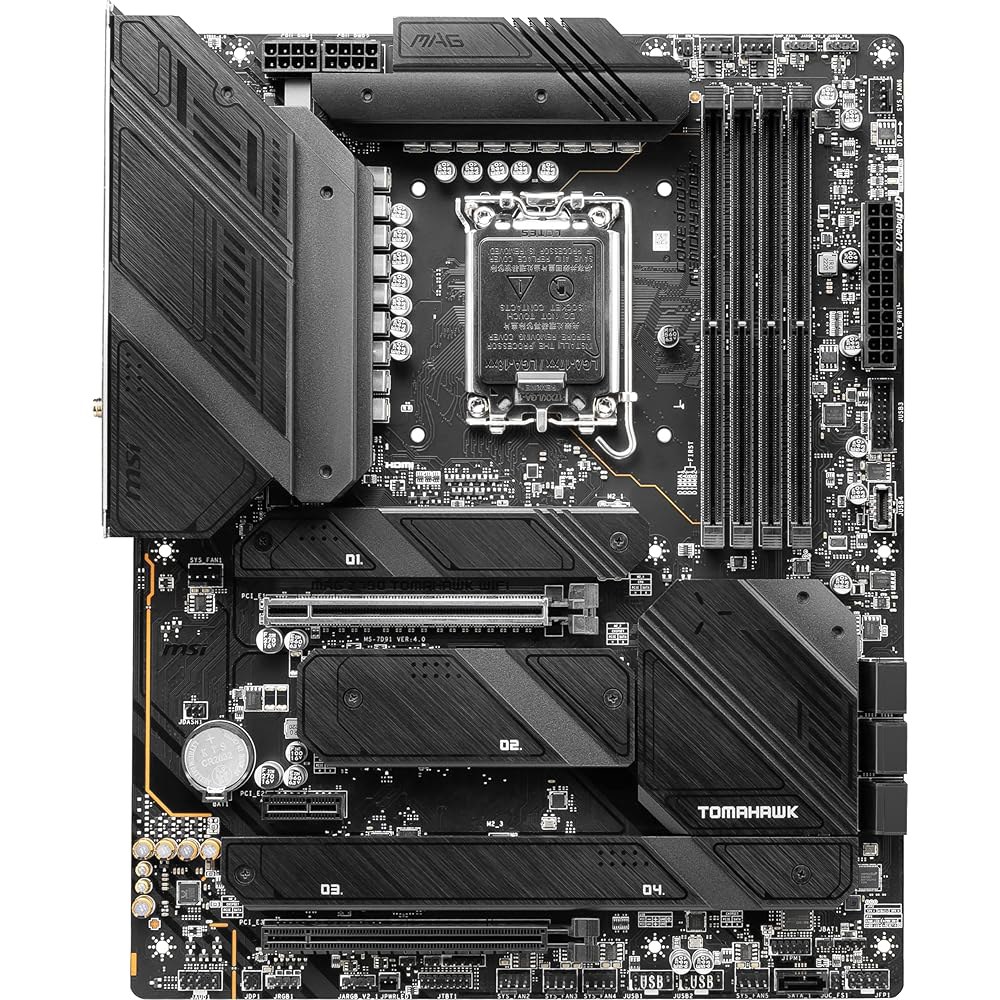 MSI MAG Z790 토마호크 WiFi 게이밍 마더보드(12/13/14세대 인텔 프로세서, LGA 1700, DDR5, PCIe 5.0, M.2, 2.5Gbps LAN, USB - 상세 이미지 2