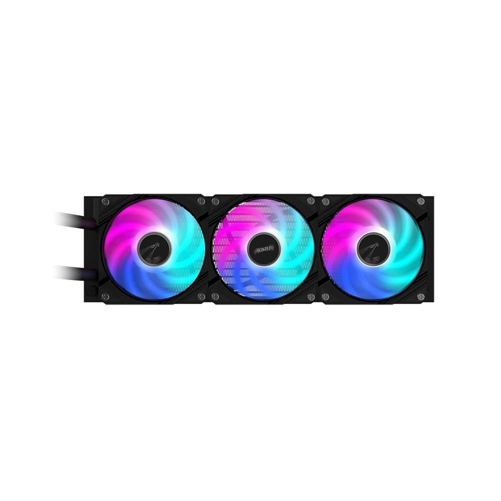 AORUS WATERFORCE II 360 액체 CPU 쿨러, 360mm 라디에이터, 3x120mm 저소음 ARGB 팬, 인텔 LGA1851, LGA1700 및 AMD AM5와 - 상세 이미지 2
