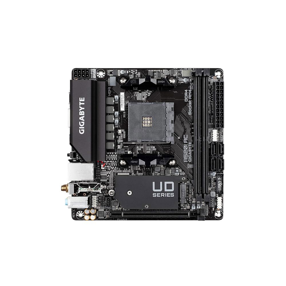 기가바이트 A520I AC(AMD Ryzen AM4/미니 ITX/다이렉트 6단계 디지털 PWM, 55A DrMOS/게이밍 GbE LAN/인텔 WiFi+블루투스/NVMe PCIe - 상세 이미지 2
