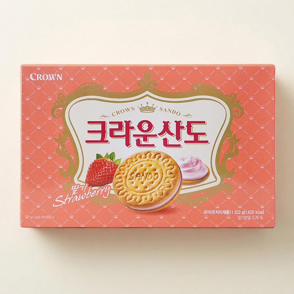 메가마트 크라운 산도 딸기 323g - 상품 이미지