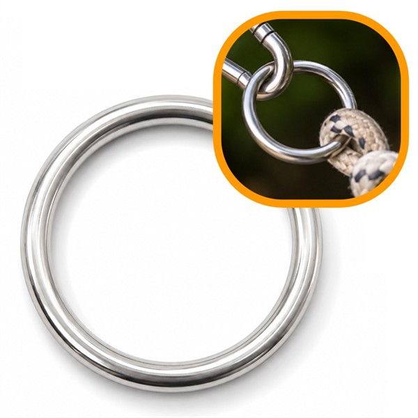 4x20mm 스텐링 서스링 스텐 O-RING 와이어고정 10개 - 상품 이미지