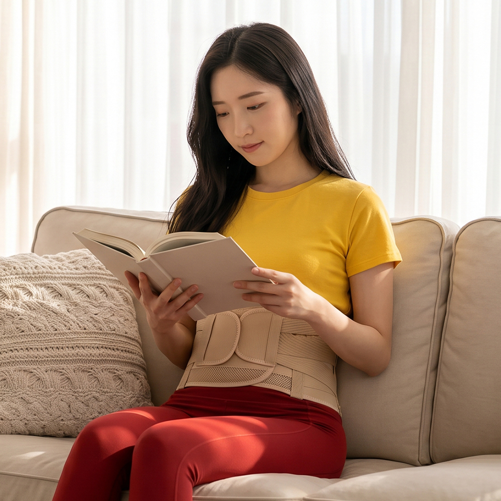 코어런 스킨 BN-401LSO 높은폭 허리보조기 의료용 압박 디스크 척추 요추 골절 - 상세 이미지 4