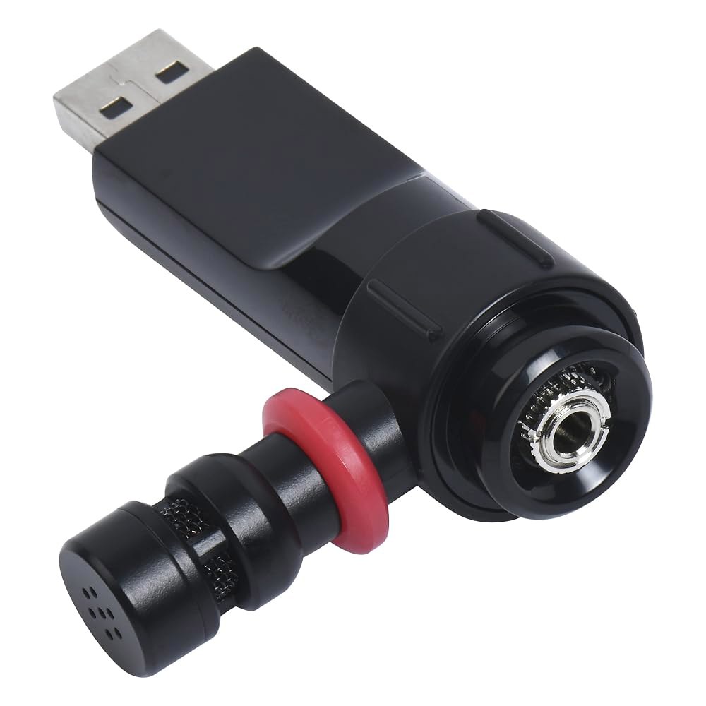 CAD 오디오 U9 USB 미니 콘덴서 마이크 - 180 회전, 3.5mm 헤드폰 잭 및 LED 표시등이 있는 카디오이드 캡슐 - 상세 이미지 3