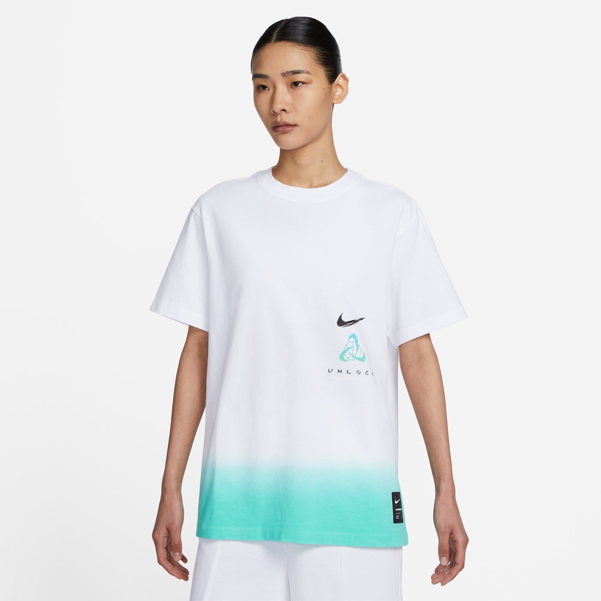 우먼스 나이키 BF CHBL 티 FJ7231 100 반팔티
