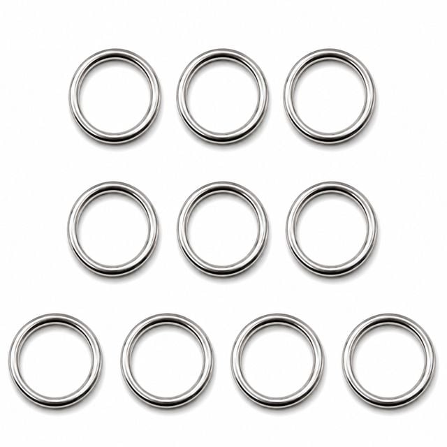 5x30mm 스텐링 서스링 스텐 O-RING 와이어고정 10개 - 상세 이미지 2